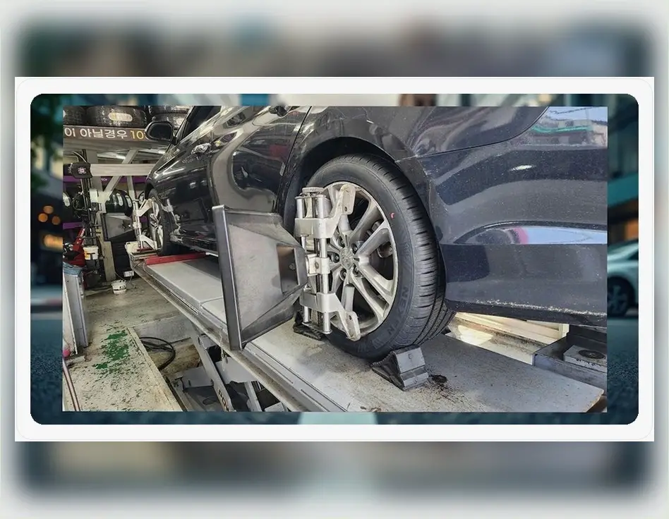 성주읍 벤츠 GLE350e 넥센타이어렌탈 진행 모습 1